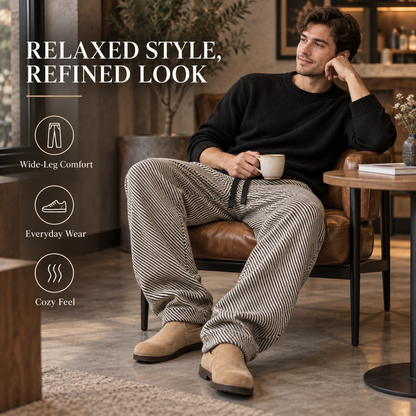 Textured Drawstring Pants