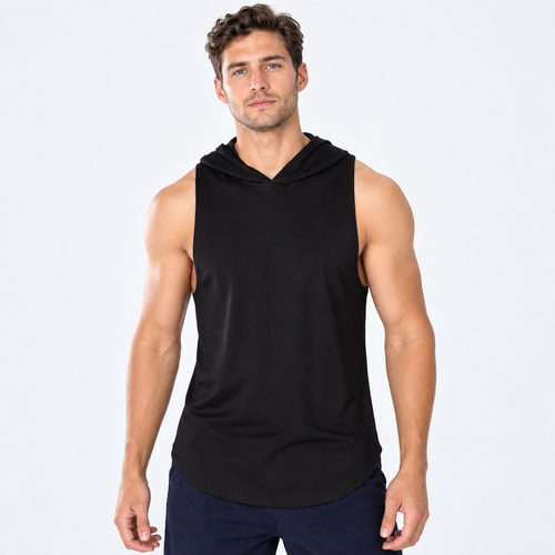Sleeveless Hooded Training Top