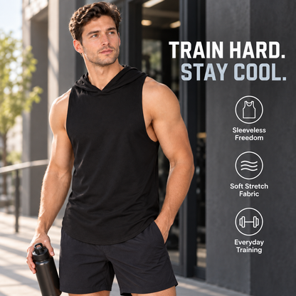 Sleeveless Hooded Training Top